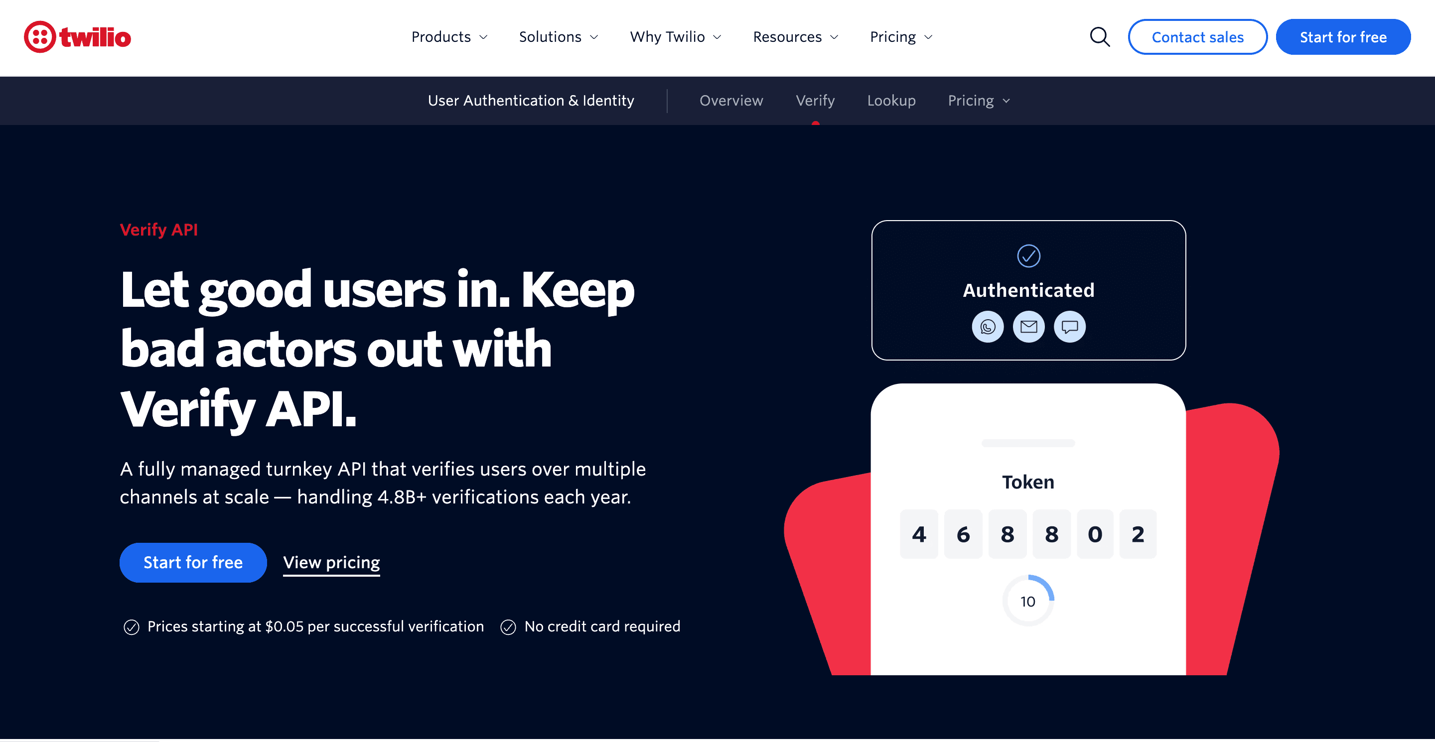 Twilio Verify