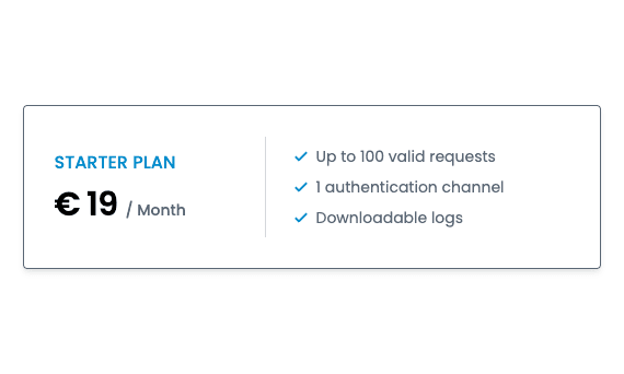 Starter Plan pricing change